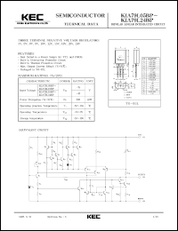 KIA79L05BP datasheet: 5V, 150mA three-terminal negative voltage regulator KIA79L05BP