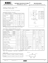BC860A datasheet: PNP transistor for general purpose and switching applications BC860A