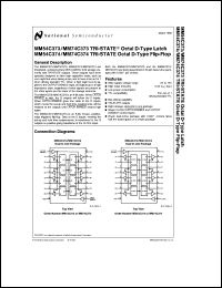 MM54C373MW8 datasheet: TRI-STATE Octal D-Type Latch MM54C373MW8