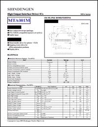 MTA001M datasheet: Solemoind/motor driver MTA001M