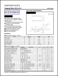 MTD2003F datasheet: Stepper motor driver MTD2003F