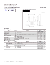 MA2830 datasheet: Power switching regulator MA2830