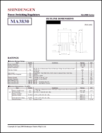 MA3830 datasheet: Power switching regulator MA3830
