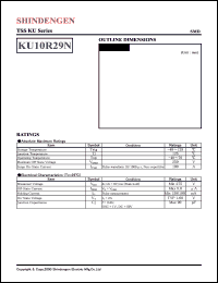 KU10R29N datasheet: Transient surge suppressors KU10R29N