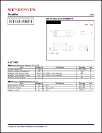 ST03-58F1 datasheet: Surge protector trankiller ST03-58F1