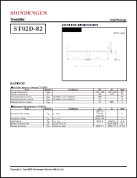 ST02D-82 datasheet: Surge protector trankiller ST02D-82