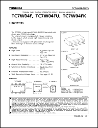 TC7W04FK datasheet: Inverter TC7W04FK