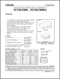 TC7SET04FU datasheet: inverter TC7SET04FU