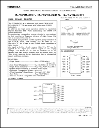 TC74VHC393F datasheet: Dual binary counter TC74VHC393F