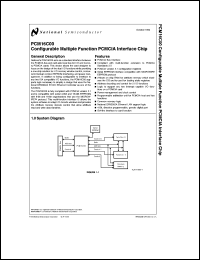 PCM16C00VNG datasheet: Configurable Multiple Function PCMCIA Interface Chip [Life-time buy] PCM16C00VNG