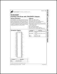 SCAN18540TMDA datasheet: Inverting Line Driver with TRI-STATE Outputs SCAN18540TMDA