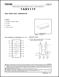 TA8517F datasheet: High speed dual comparator TA8517F