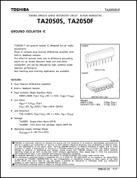 TA2050F datasheet: Ground isolator IC TA2050F