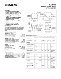 IL766B datasheet: Bidirectional input optocoupler IL766B