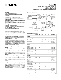 ILD223 datasheet: 2-channel photodarlington optocoupler ILD223