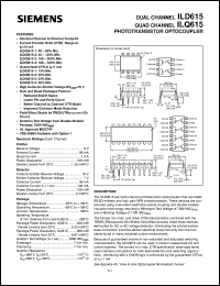 ILQ615 datasheet: 4-channel phototransistor optocoupler ILQ615