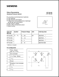 KPY63AG datasheet: Silicon piezoresistive absolute pressure sensor KPY63AG