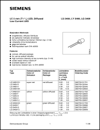 LY5469-FJ datasheet: 5mm yellow LED LY5469-FJ