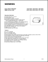 LSGT672-MO datasheet: Multi super-red/green TOPLED LSGT672-MO