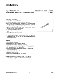 LAK376-SV datasheet: Amber 3mm LED LAK376-SV