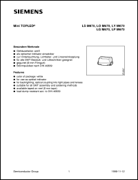 LSM670-J datasheet: Super-red mini TOPLED LSM670-J