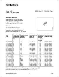 LRZ182-CO datasheet: Red 2mm array LED LRZ182-CO