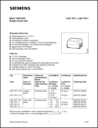 LOGT671-HO datasheet: Orange/green multi TOPLED LOGT671-HO