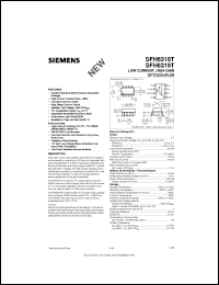 SFH6318T datasheet: Low-current, high gain optocoupler SFH6318T