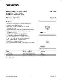 TDA4862 datasheet: Power factor controller TDA4862