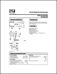 H11A1 datasheet: Optocoupler. Phototransistor Output; GaAs Input H11A1