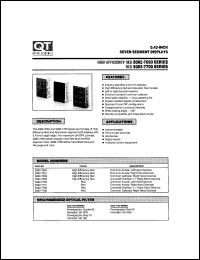 5082-7750 datasheet: Display. LHDP 5082-7750