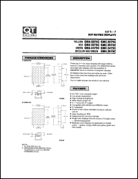 GMA2675C datasheet: Dot Matrix Display. 2.0" Displays 5X7 Dot Matrix Double Row/Column GMA2675C