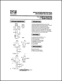 HLMP-K155 datasheet: Low Current Lamp. T-100 Clear and Diffused Lens HLMP-K155