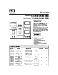 HLMP-2870 datasheet: Light Bar. Two-Window HLMP-2870