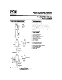 HLMP-D101A datasheet: Led Lamp. T-1 3/4 Wide Angle Diffused Lens HLMP-D101A