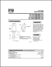 HLMP-D600 datasheet: Led Lamp. T-1 3/4 Wide Angle Diffused Lens HLMP-D600