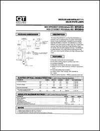 MV5094A datasheet: Led Lamp. T-1 3/4 Bipolar MV5094A