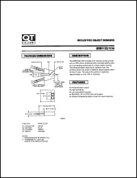 QRB1134 datasheet: Reflective Object Sensor. Phototransistor QRB1134