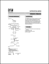 OPB862N51 datasheet: Phototransistor Optical Interrupter Switche without Tabs/Gap Width=3.18 mm OPB862N51