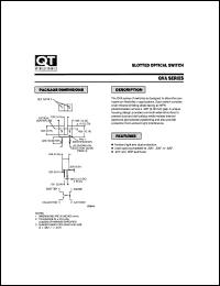 QVA11224 datasheet: Phototransistor Optical Interrupter Switche without Tabs/Gap Width=3.18 mm QVA11224