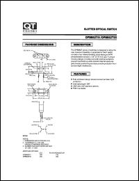 OPB862T51 datasheet: Phototransistor Optical Interrupter Switche with Tabs/Gap Width=3.18 mm OPB862T51