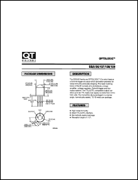 QSA159 datasheet: Optologic Photosensor. QSA159