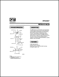 QSE159 datasheet: Optologic Photosensor. Sidelooker (0.050") Optologic Photosensors QSE159