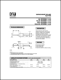 QTLP282-2 datasheet: Led Lamp. Flat Package LEDs QTLP282-2