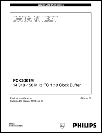 PCK2001MDB datasheet: 14.318-150 MHz IC 1:10 Clock Buffer PCK2001MDB