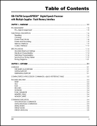 ISD-T267SA/J datasheet: CompactSPEECH digital signal processor with multiple supplier flash memory interface ISD-T267SA/J