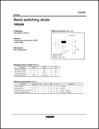 1SS356 datasheet: Band switching diode 1SS356