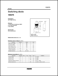 1SS376 datasheet: High-voltage switching diode 1SS376