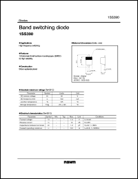 1SS390 datasheet: Band switching diode 1SS390