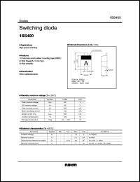 1SS400 datasheet: High-speed switching diode 1SS400